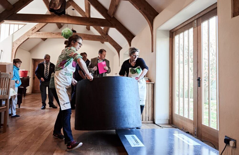 Approved weighing scales provide crucial data in Sauerkrautathon World Record attempt