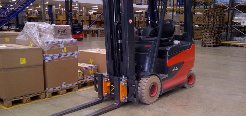 Forklift scale plays important role at brake manufacturer