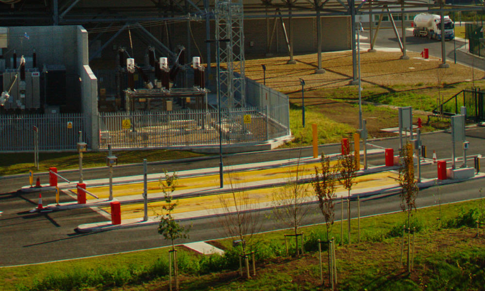 Dock-side weighbridges at Cory Environmental Riverside EfW